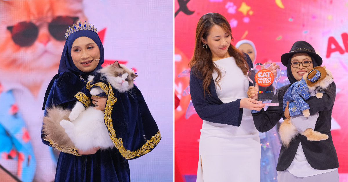 TV3 Crowns The Adorable Evian As The Top ‘Meow-del’ Of Malaysia’s First Cat Fashion Week