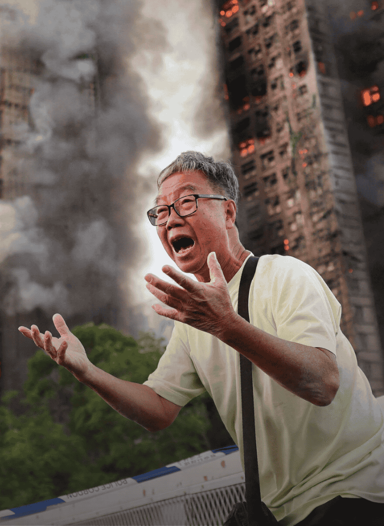 香港公寓大火宏福苑五级火警