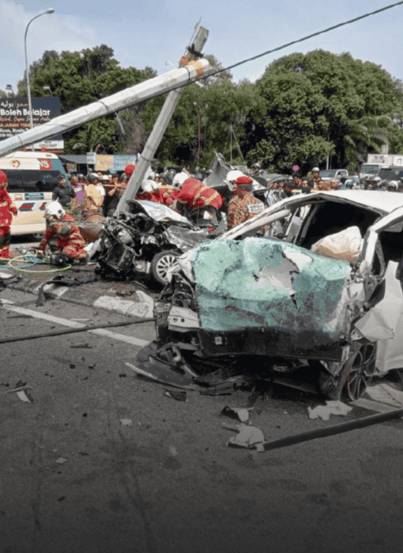 unisza student crash syakirah hanan kuala terengganu