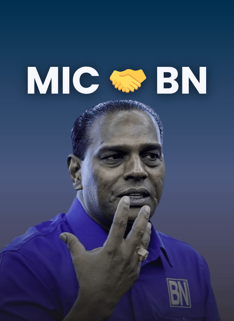 mic stays with barison nasional