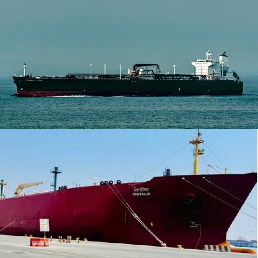 2艘挂印度国旗油轮　安全通过霍尔木兹海峡