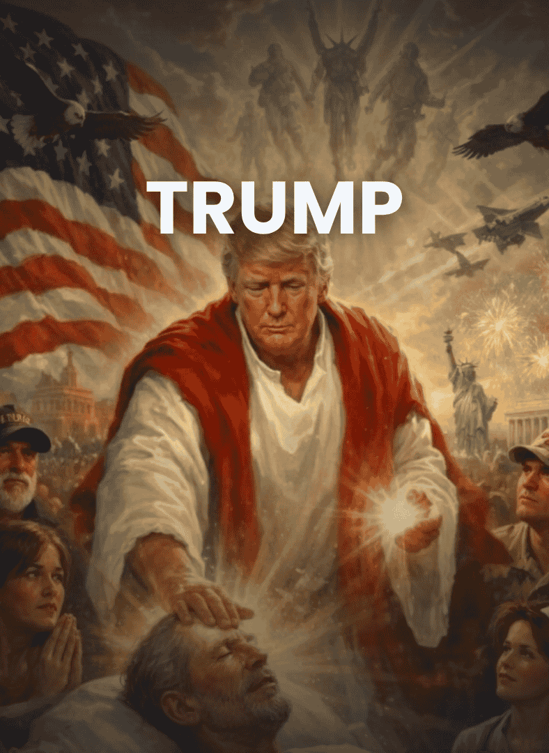 trump pope leo jesus meme april 2026