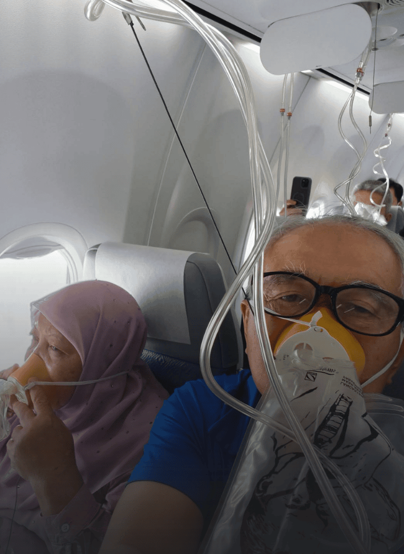 malaysia airlines mh2742 bintulu cabin pressure emergency