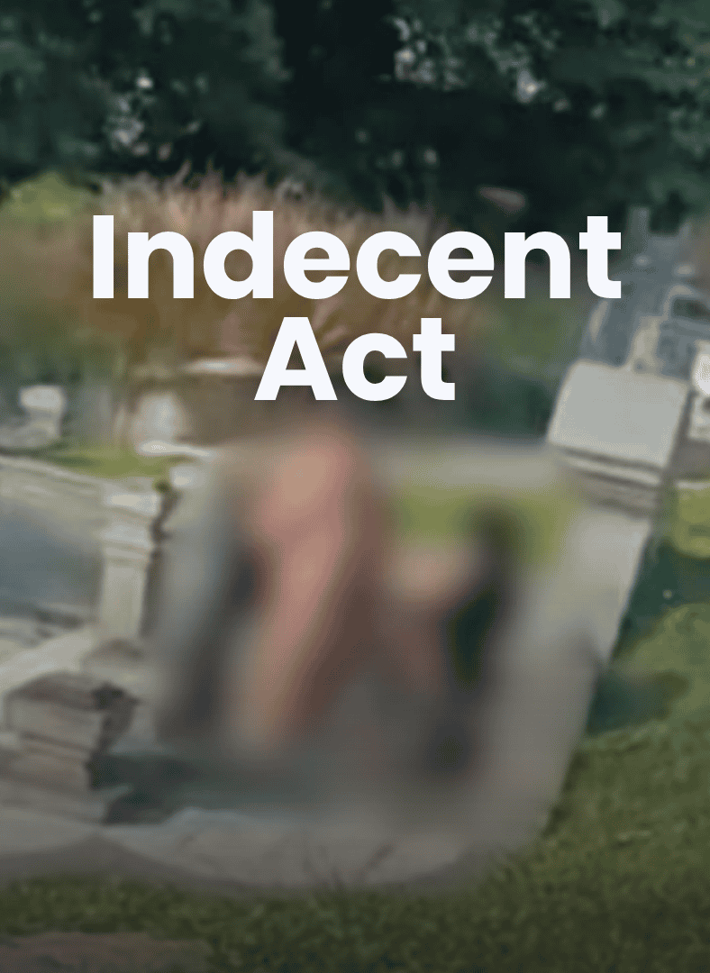couple indecent act at cemetery