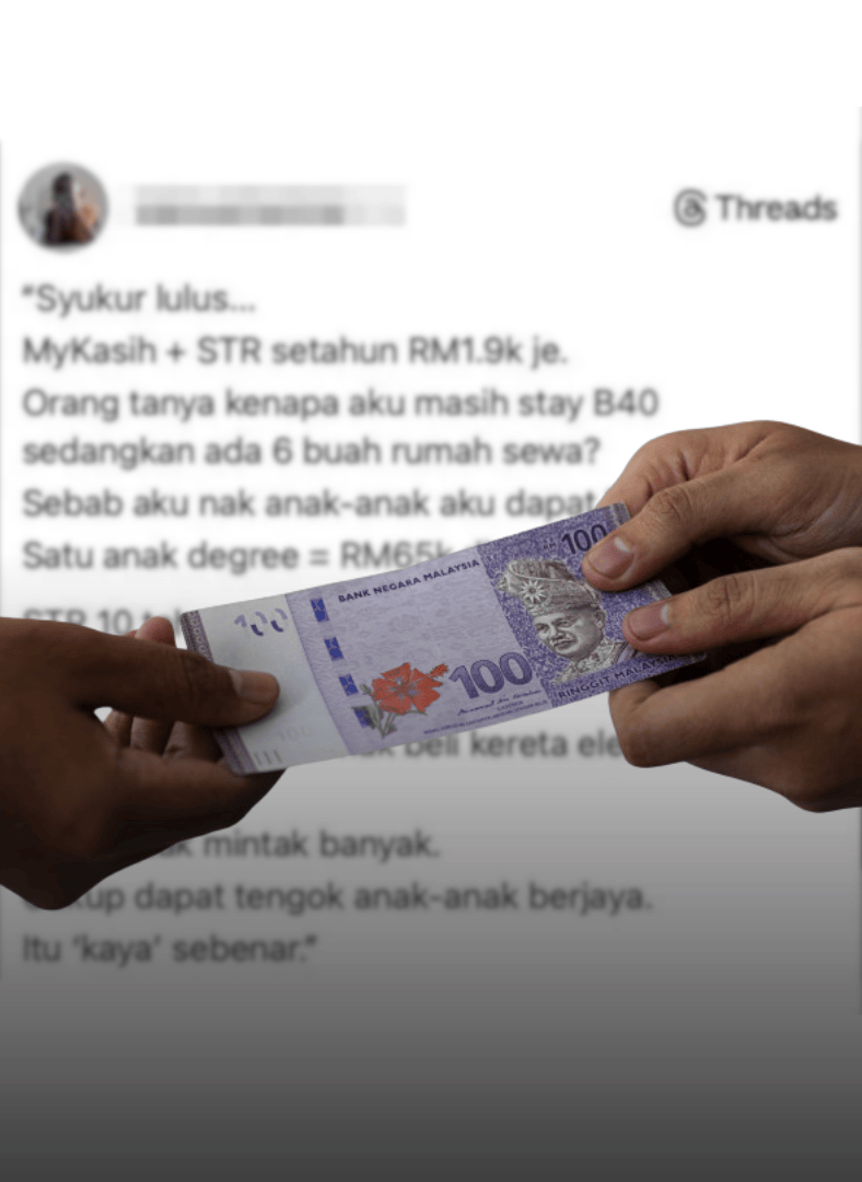sumbangan tunai rahmah str aid fraud controversy