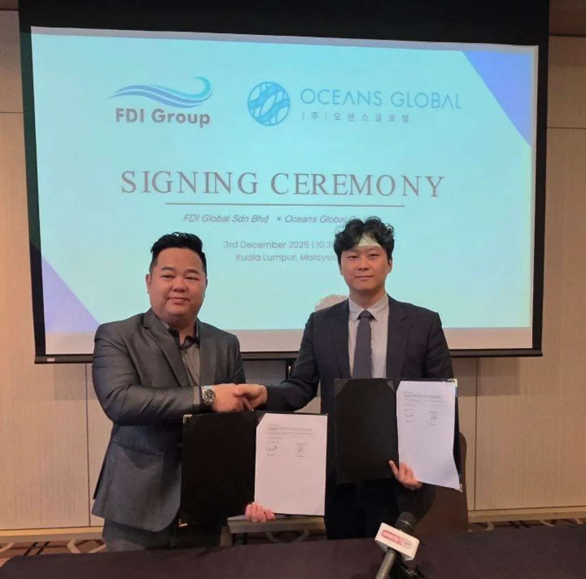FDI Global seals MoU with Korea’s Oceans Global for priority access to Malaysian premium shrimp